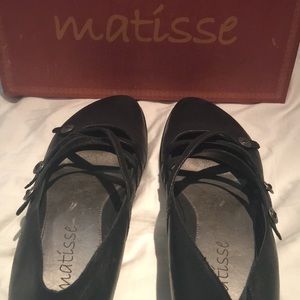 Black Matisse Flats